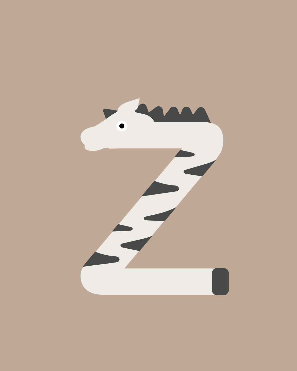 Alphabet Wall Art - Letter Z