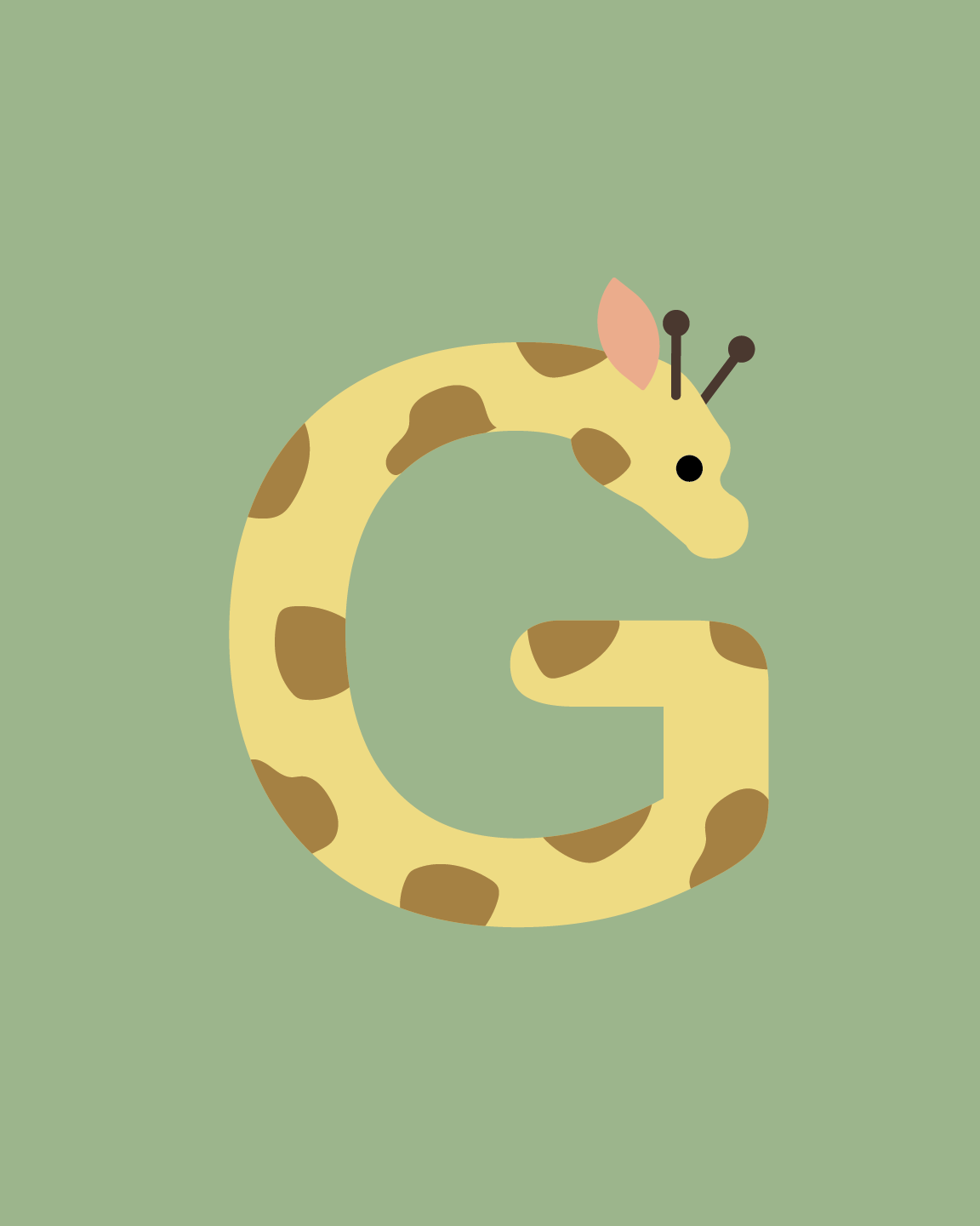 Alphabet Wall Art - Letter G