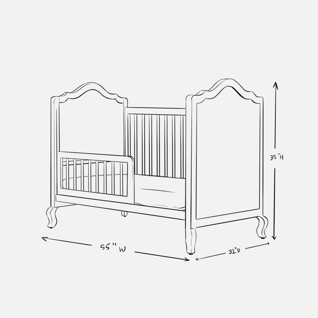 Madeleine Crib - Tufted