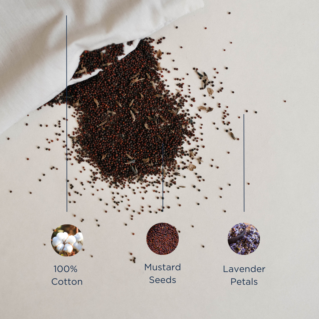 Head-shaping Mustard Rai Pillow - Ambi