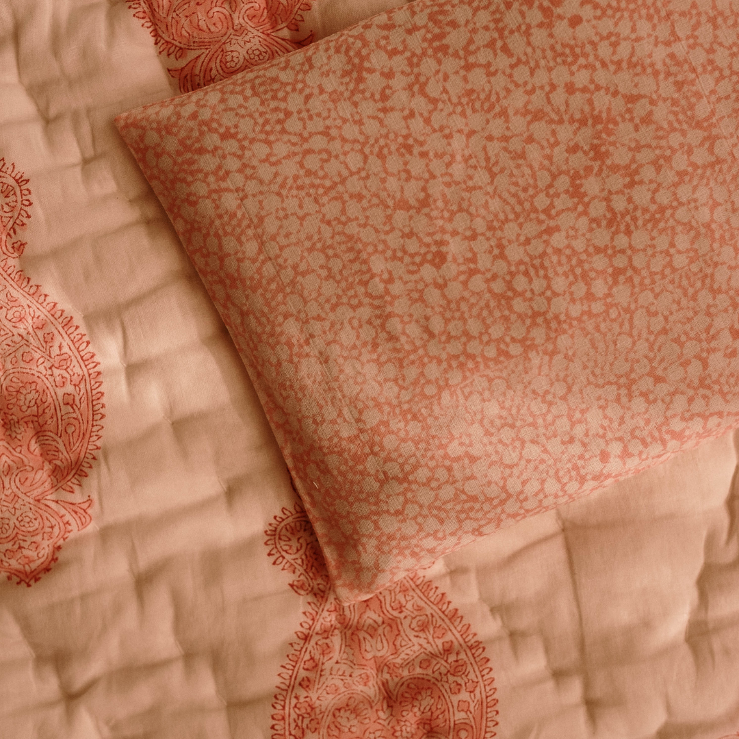 Head-shaping Mustard Rai Pillow - Orchid - with 2 Pillow covers