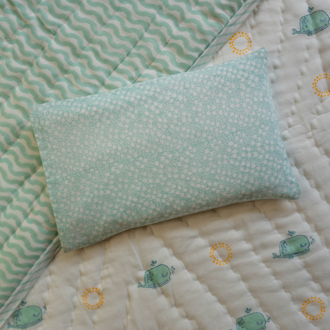 Head-shaping Mustard Rai Pillow - Moana - with 2 Pillow covers