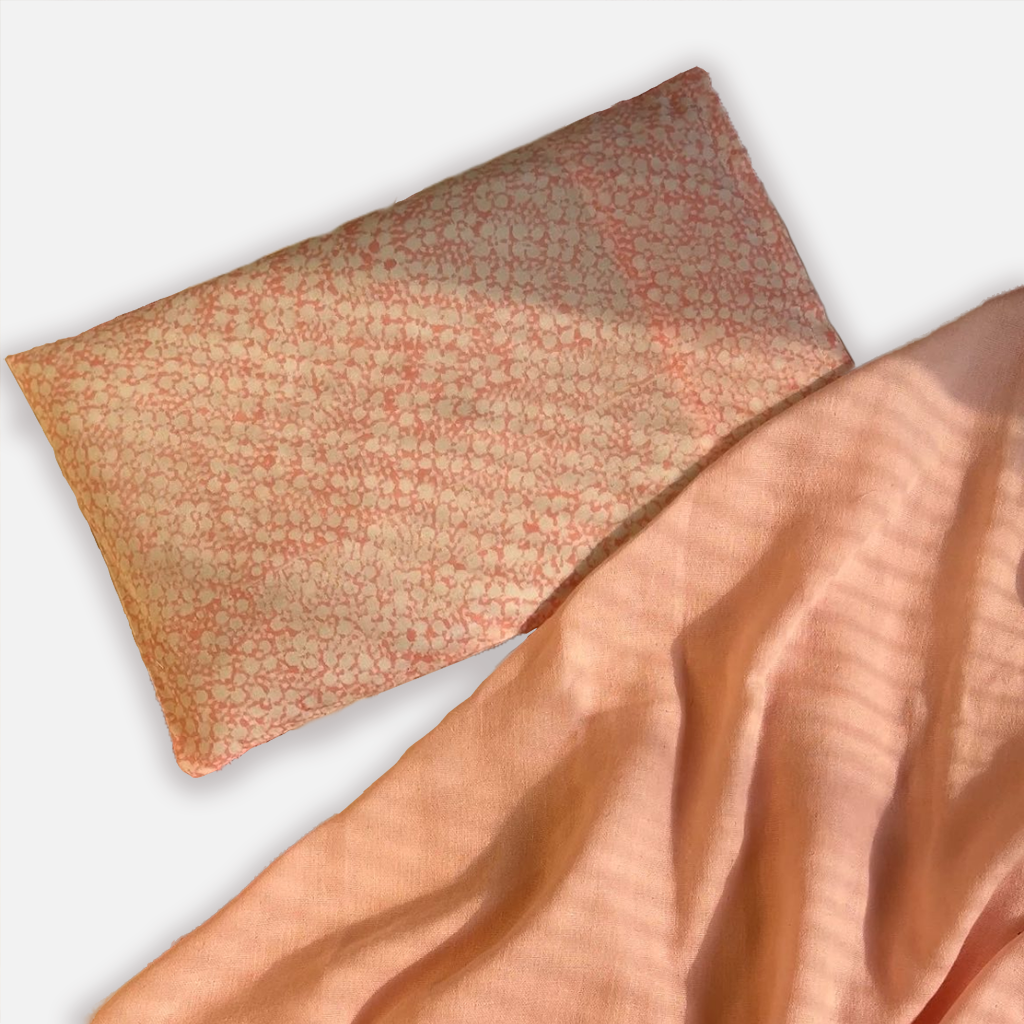 Head-shaping Mustard Rai Pillow - Orchid