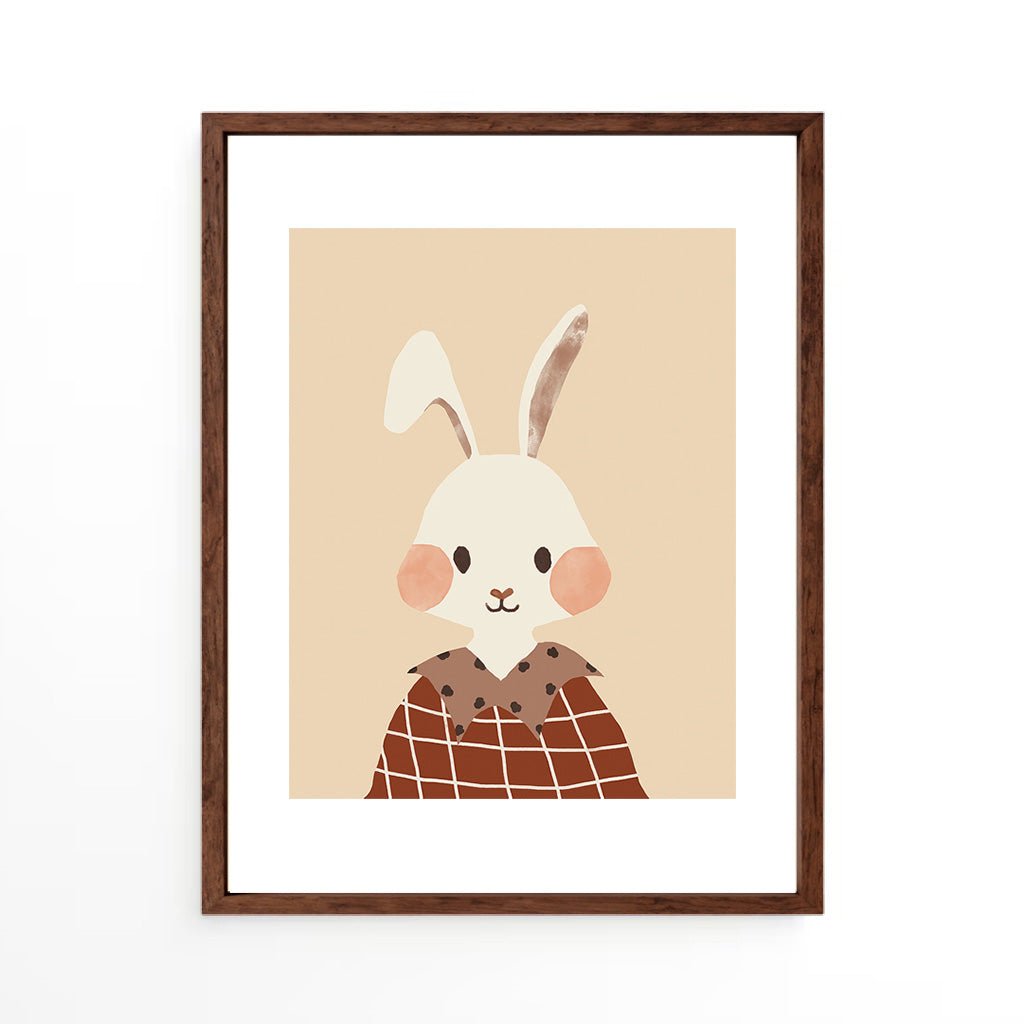 Bunny portrait Wall Art
