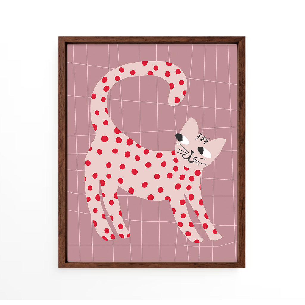 Cat polka Wall Art
