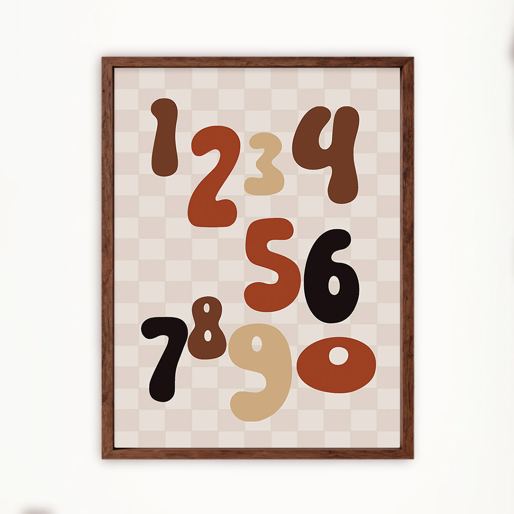 Numbers Wall Art