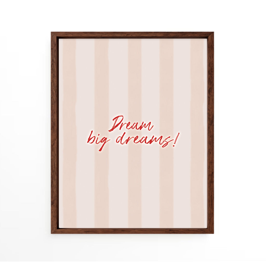 Quote with stripes Wall Art