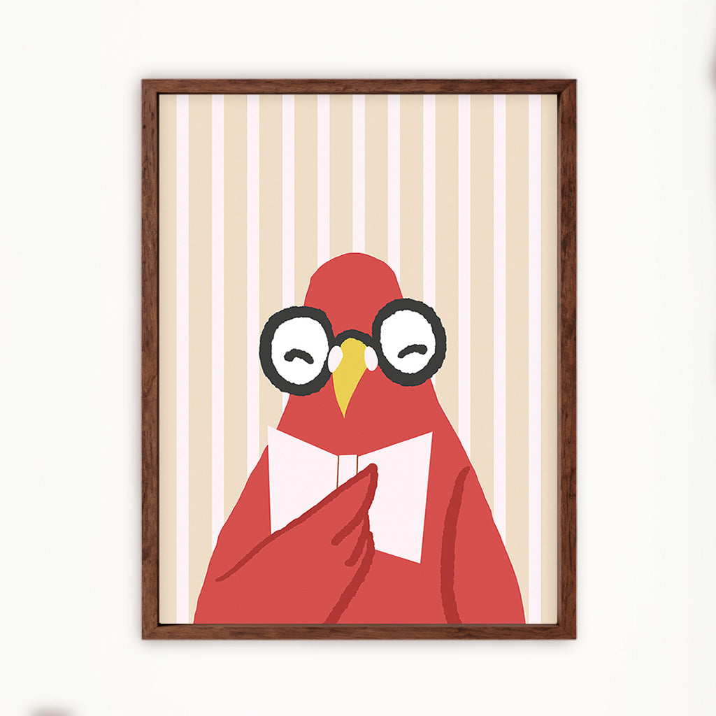 Pigeon portrait Wall Art
