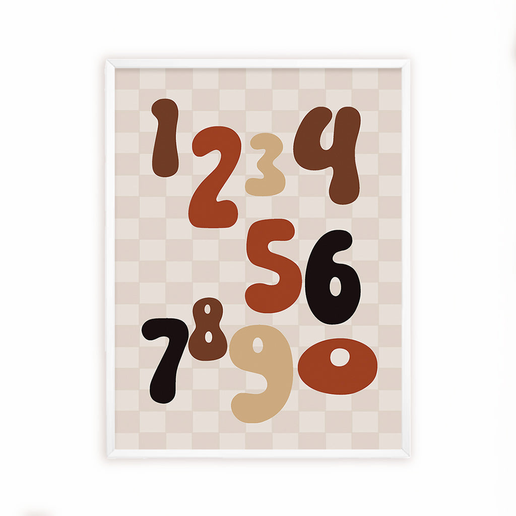 Numbers Wall Art