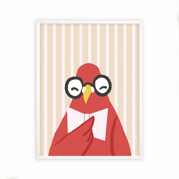 Pigeon portrait Wall Art