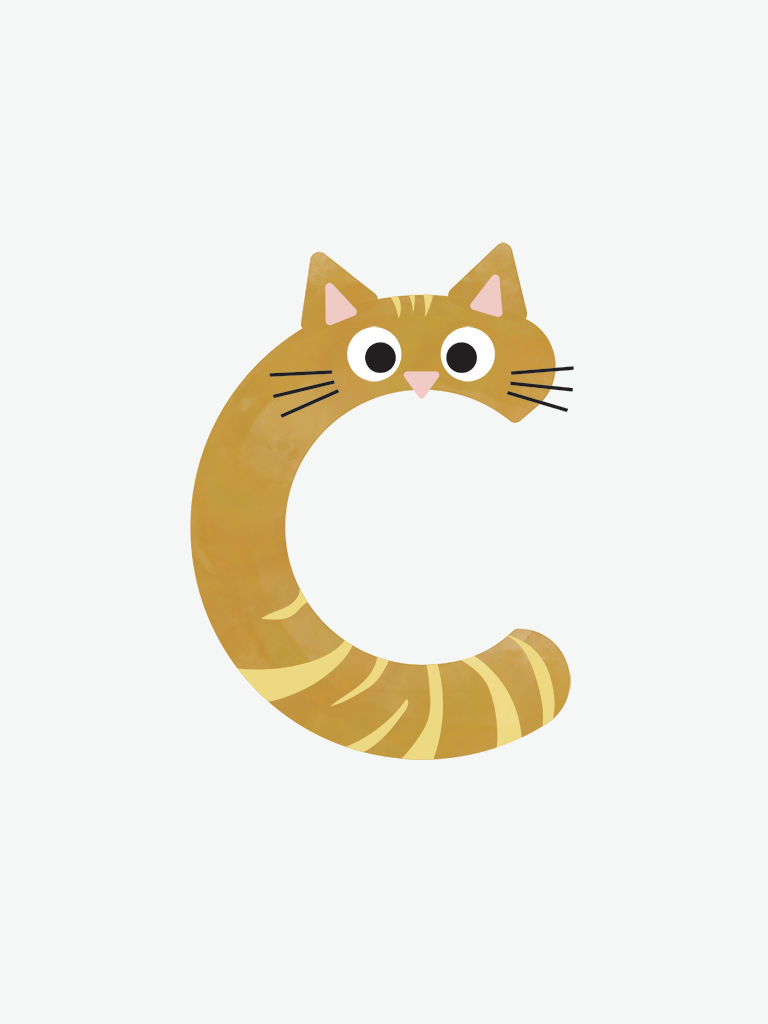 Alphabet Wall Art - Letter C