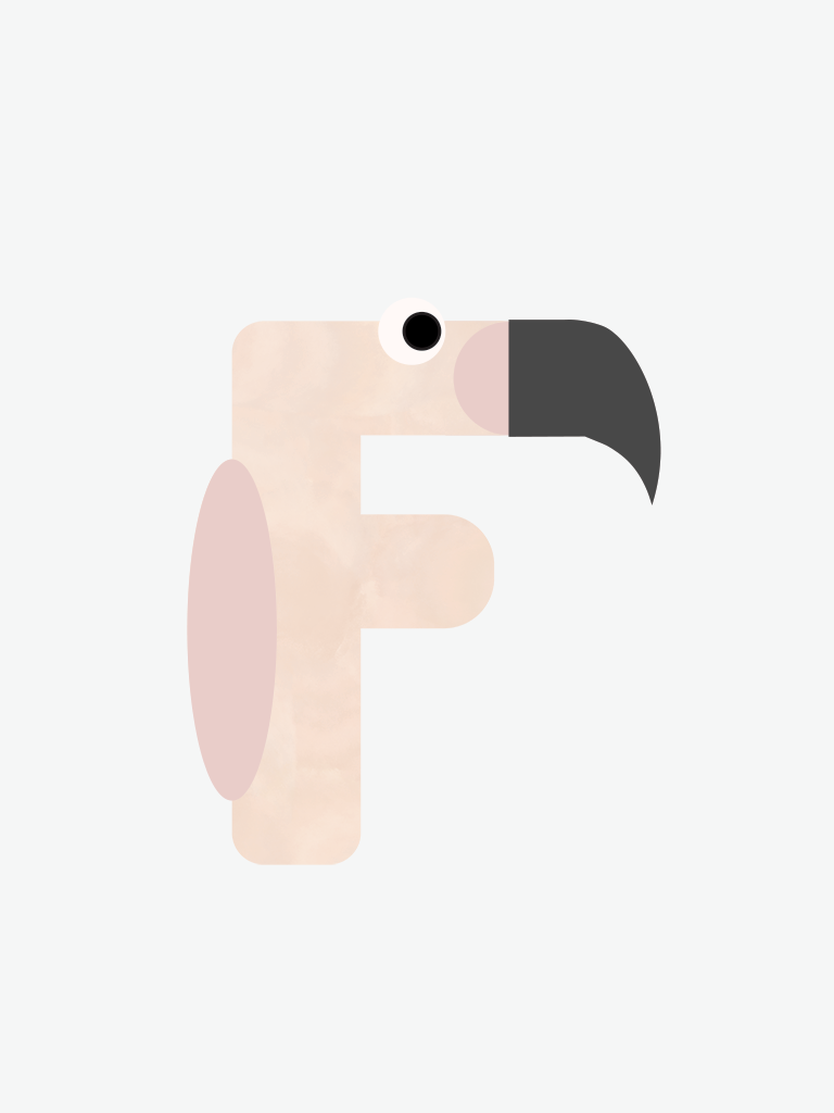 Alphabet Wall Art - Letter F