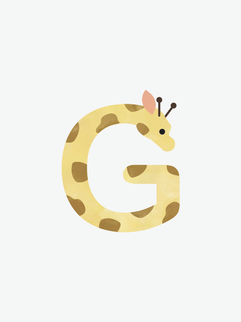 Alphabet Wall Art - Letter G