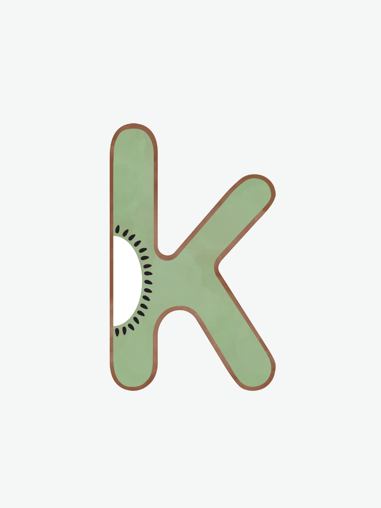 Alphabet Wall Art - Letter K